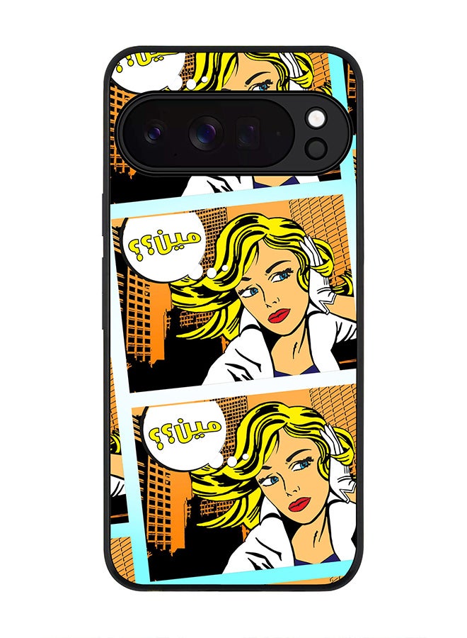 For Google Pixel 10 Pro XL Case,Slim fit Camera Protection, Shockproof Thin Phone cover  - Meen (Comic Strip)
